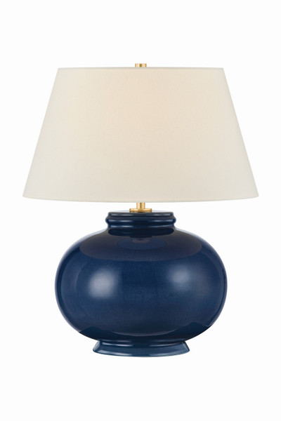 Hudson Valley - L3422-AGB/CPE - One Light Table Lamp - Moodus - Aged Brass