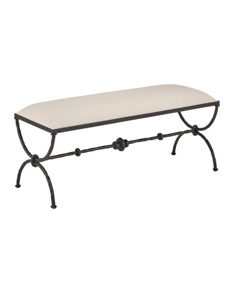 Currey and Company - 7000-1262 - Bench - Agora - Bronze