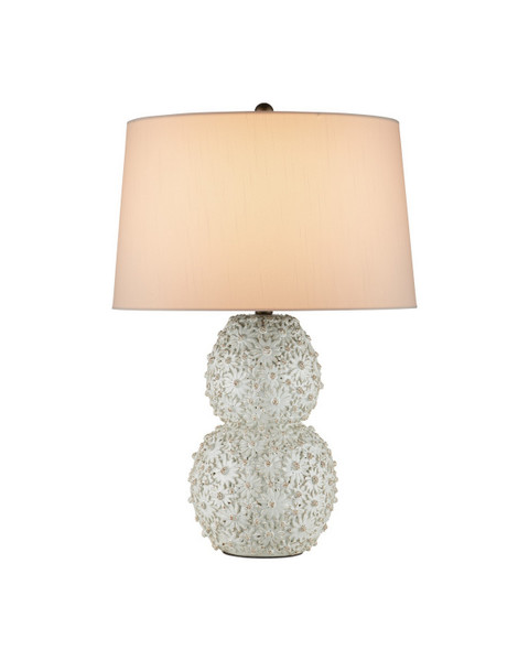 Currey and Company - 6000-1053 - One Light Table Lamp - Jessamine - White