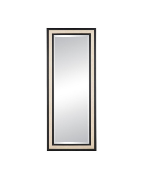 Currey and Company - 1000-0188 - Mirror - Deanna - Ivory / Black