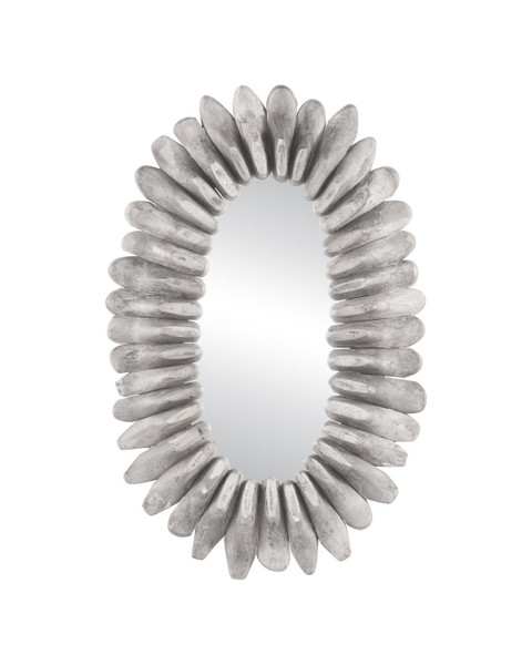 Currey and Company - 1000-0177 - Mirror - Cobbler - Washed White