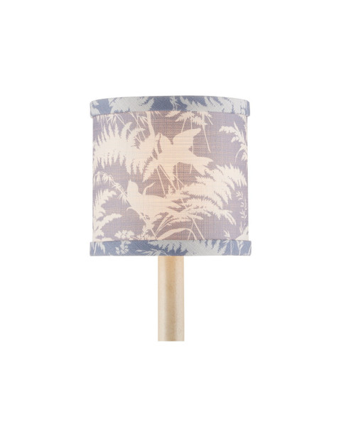 Currey and Company - 0900-0056 - Chandelier Shade - Aviary - Dusty Blue/Ivory