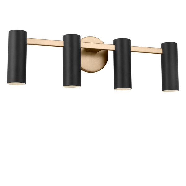 Generation Lighting - GLV2084SBE - Four Light Vanity - Zentro - Satin Brass