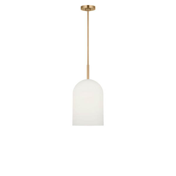 Generation Lighting - GLP1941SBE - One Light Pendant - Neblina - Satin Brass