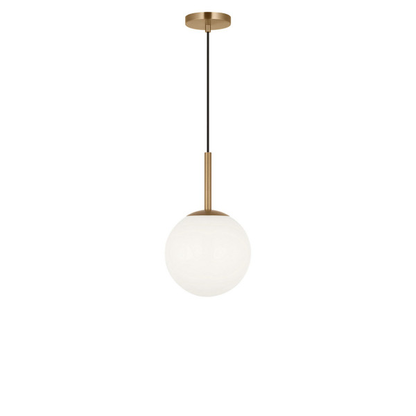Generation Lighting - GLP1821SBE - One Light Pendant - Nube - Satin Brass