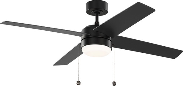 Generation Lighting - 4LNI52MBKAWD - 52" Ceiling Fan - Loni - Midnight Black