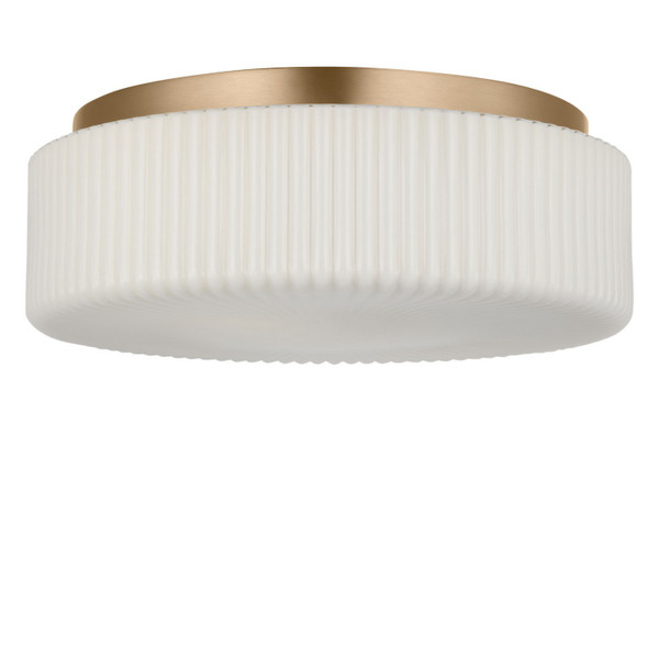Generation Lighting - GLF1992SBE - Two Light Flush Mount - Axira - Satin Brass