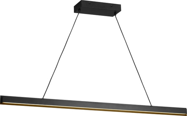 Generation Lighting - GLC1911MBK - Linear Chandelier - Aro - Midnight Black