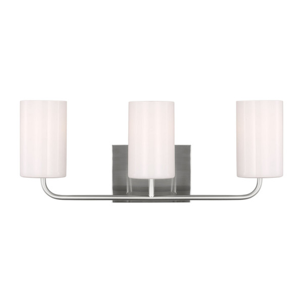 Generation Lighting - GLV1003EN3/BS - Three Light Vanity - Rhett - Satin Brass