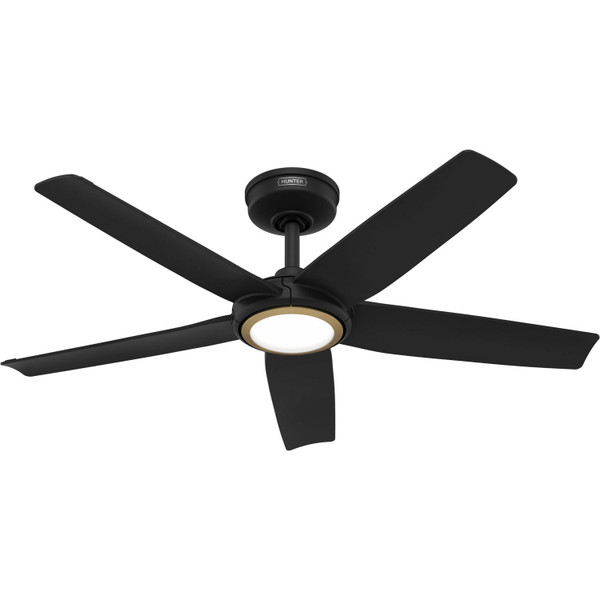 Hunter - 53639 - 44" Ceiling Fan - Zentech - Matte Black