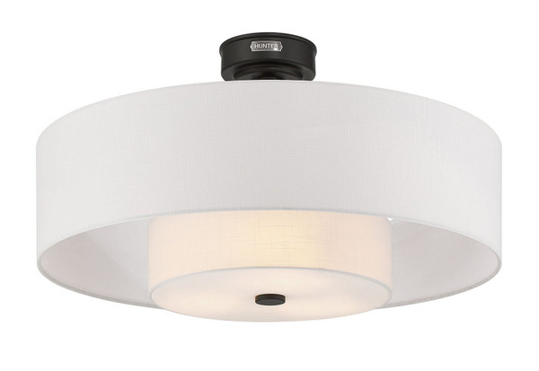 Hunter - 52976 - 30" Ceiling Fan - Brookside - Matte Black