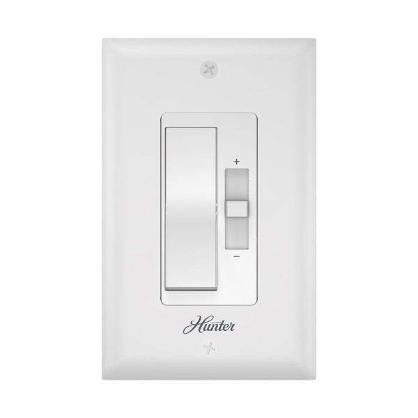 Hunter - 99754 - Slider Wall Controller - Matte White