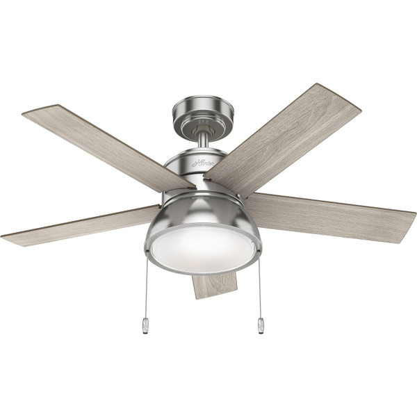 Hunter - 51137 - 44" Ceiling Fan - Lilliput - Brushed Nickel