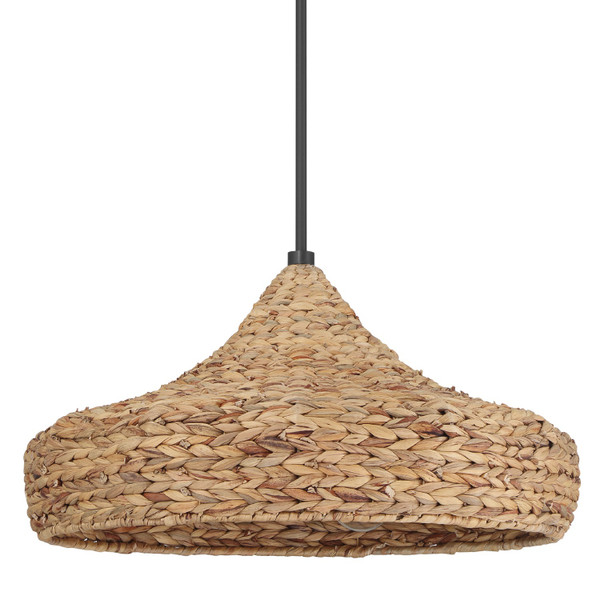 Hunter - 49030 - Three Light Pendant - Cambria - Matte Black