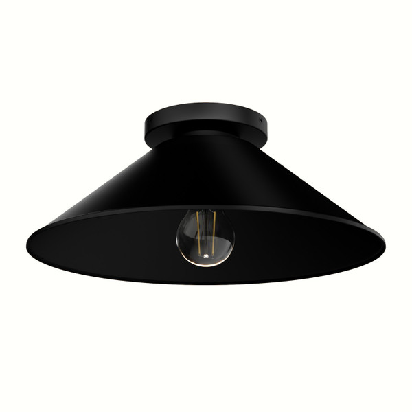 Hunter - 46022 - One Light Outdoor Flush Mount - Skyflow - Matte Black