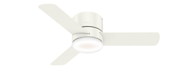 Hunter - 59452 - 44" Ceiling Fan - Minimus - Fresh White