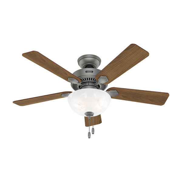 Hunter - 52780 - 44" Ceiling Fan - Swanson - Matte Silver