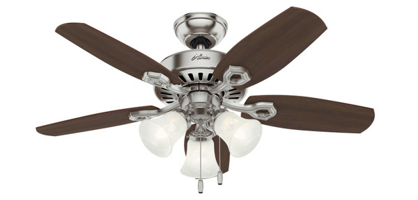 Hunter - 52106 - 42" Ceiling Fan - Builder - Brushed Nickel