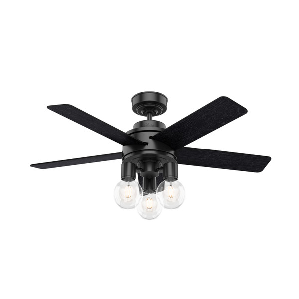 Hunter - 50593 - 44Ceiling Fan - Hardwick - Matte Black