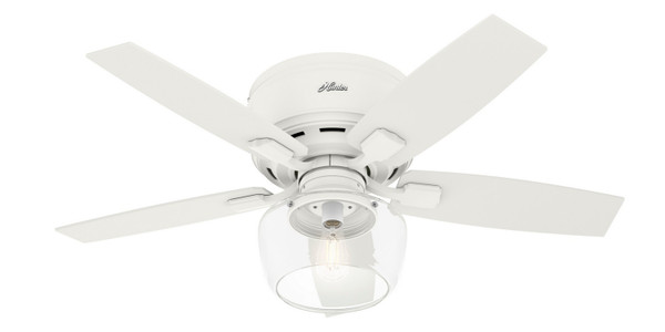 Hunter - 50421 - 44"Ceiling Fan - Bennett - Matte White