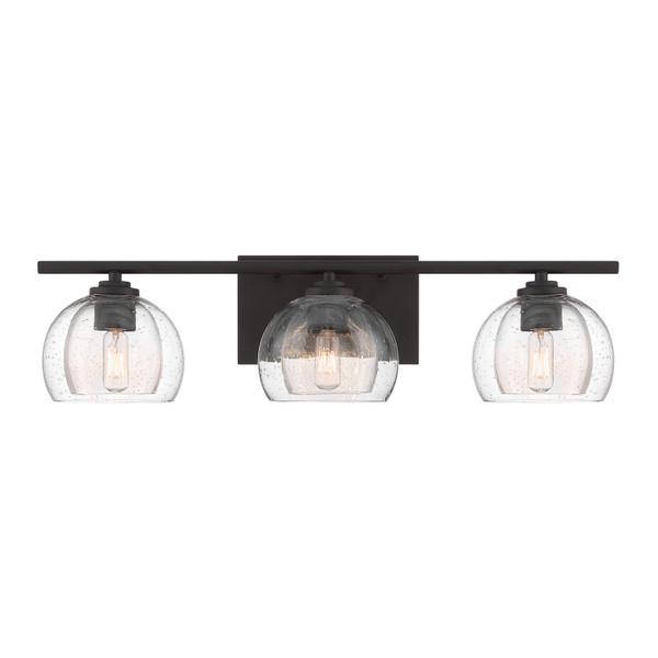 Minka-Lavery - 2723-860 - Three Light Vanity - Glint - Dark Bronze
