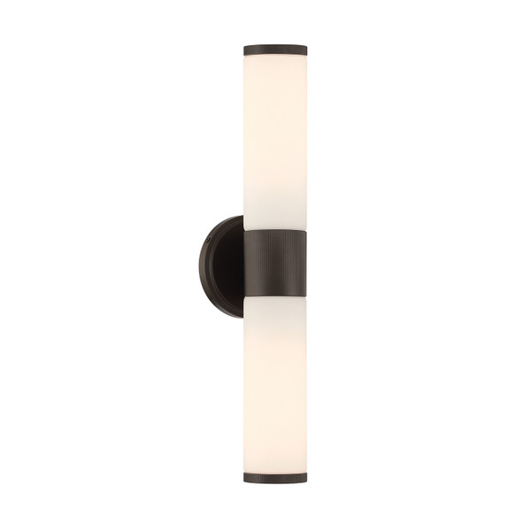 Minka-Lavery - 12062-860 - Two Light Wall Sconce - Voltelle - Dark Bronze