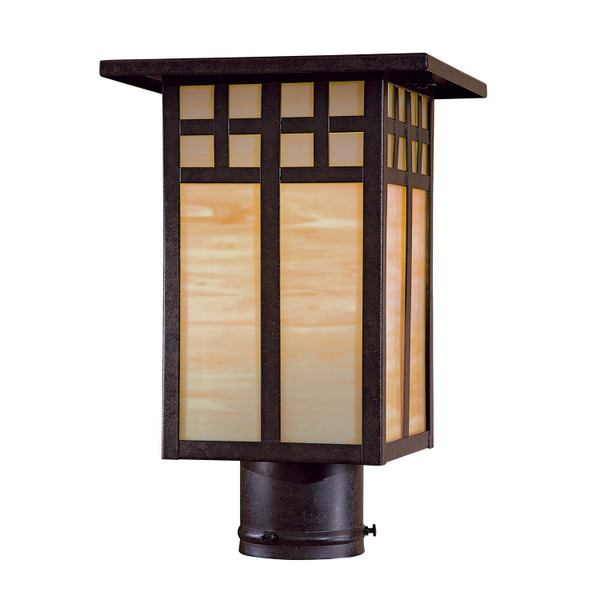Minka-Lavery - 8605-A179 - One Light Outdoor Post Mount - Scottsdale II - Textured French Bronze