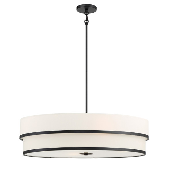 Minka-Lavery - 2448-66A - Four Light Pendant - Cascade - Coal