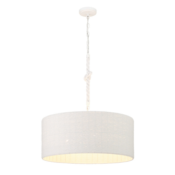 Minka-Lavery - 1805-44B - Four Light Pendant - Lodelle - Matte White
