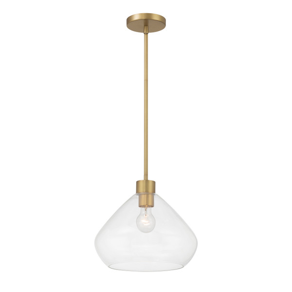 Minka-Lavery - 19414-732 - One Light Pendant - Elaris - Legacy Brass