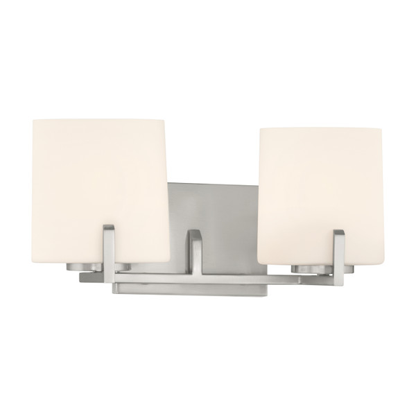 Minka-Lavery - 12432-84 - Two Light Vanity - Mirelle - Brushed Nickel