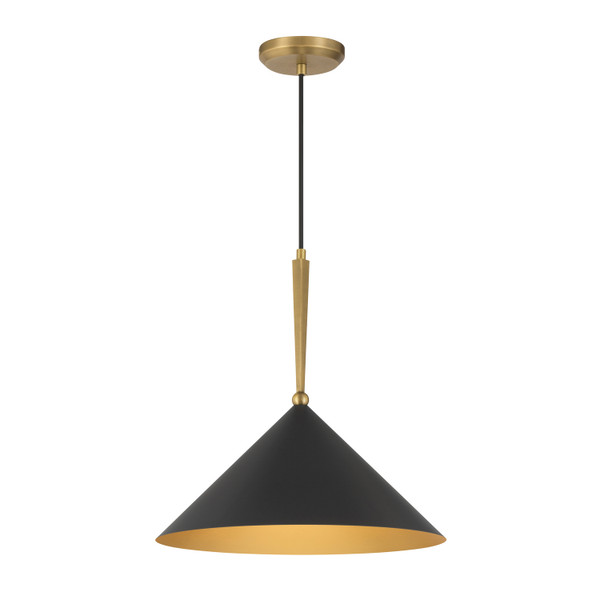Minka-Lavery - 10315-855 - One Light Pendant - Cortan - Legacy Brass