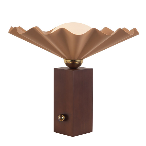 Alora - TL354116PEC - One Light Table Lamp - Furrow - Peach