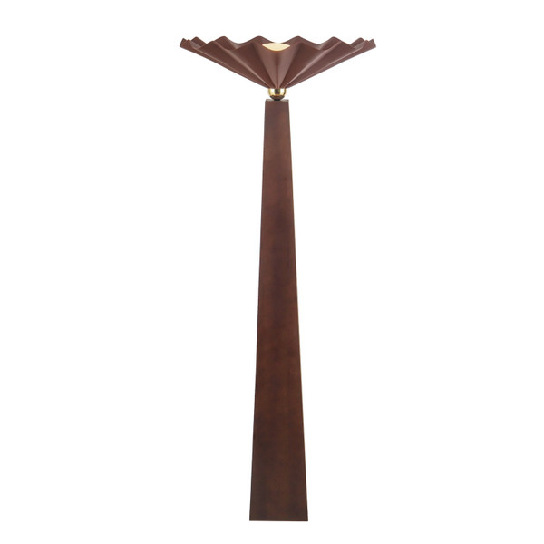 Alora - FL354064BGD - One Light Floor Lamp - Furrow - Burgundy