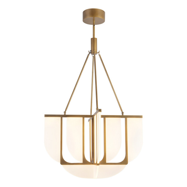 Alora - CH336429VB-UNV - LED Chandelier - Anders - Vintage Brass
