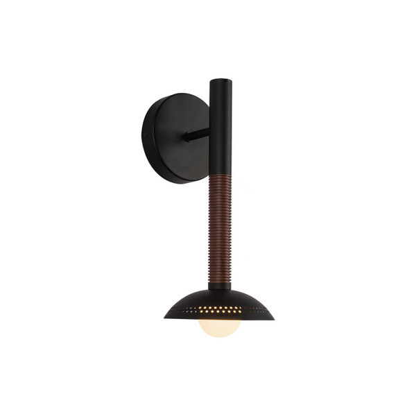 Alora - WV616114MBOP-UNV - LED Wall/Vanity - Arden - Matte Black/Opal Glass