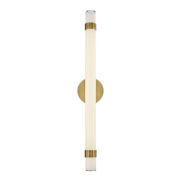Alora - WV324230VBGO-UNV - LED Wall/Vanity - Madison - Vintage Brass/Glossy Opal