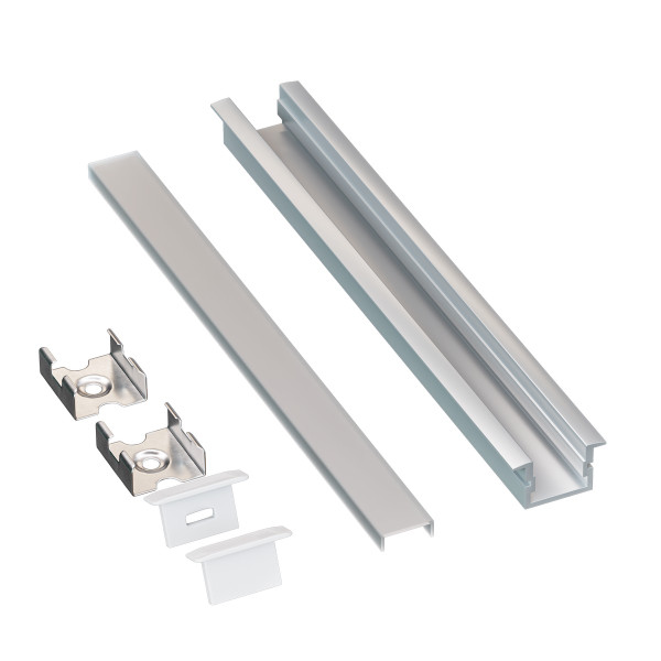 American Lighting - PE-DBLF-2M-BNDL1 - Double Flange Bundle Of 1 - Premium Extrusions - Anodized Aluminum