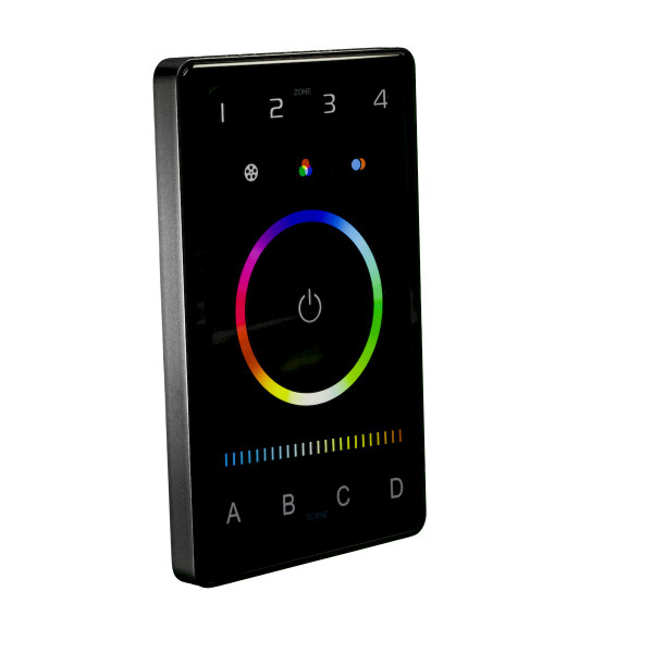 American Lighting - CTRLW-DMXB-RGBTW-4Z - Control Touch Panel - DMX - Black