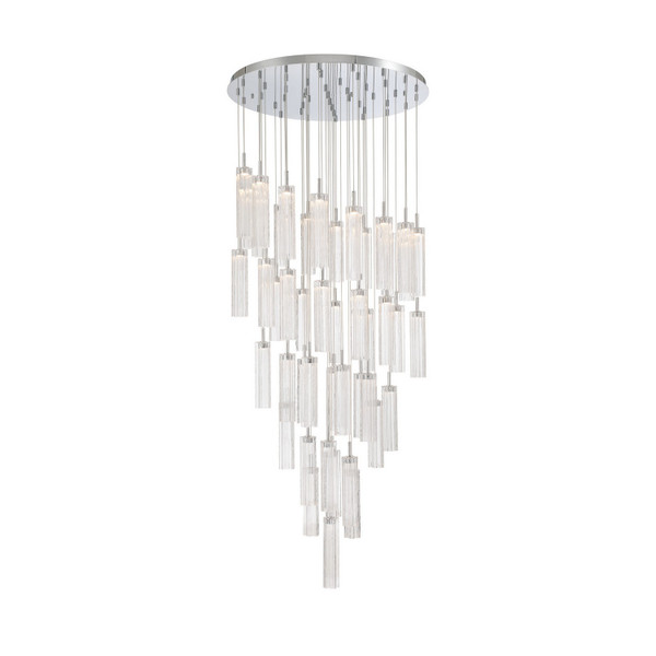 Crystorama - ADD-423-CH-CL - LED Pendant - Addis - Polished Chrome