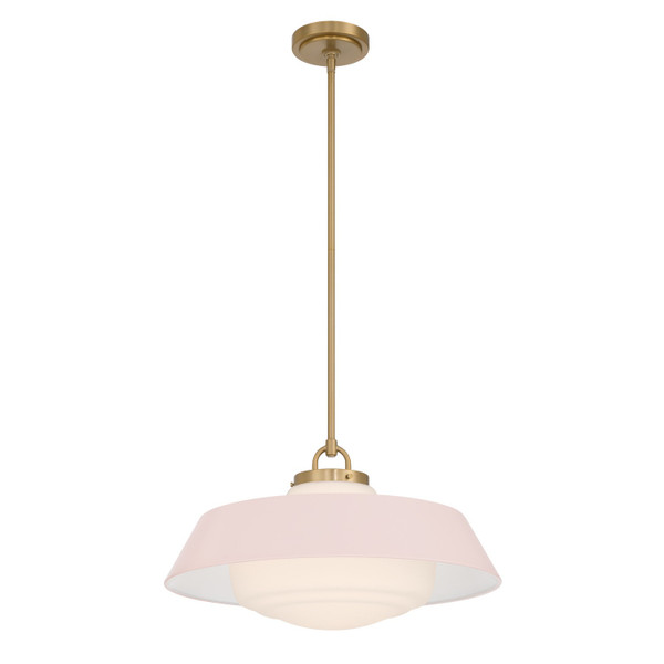 Crystorama - XAN-8009-VG-BH - Three Light Pendant - Xander - Vibrant Gold