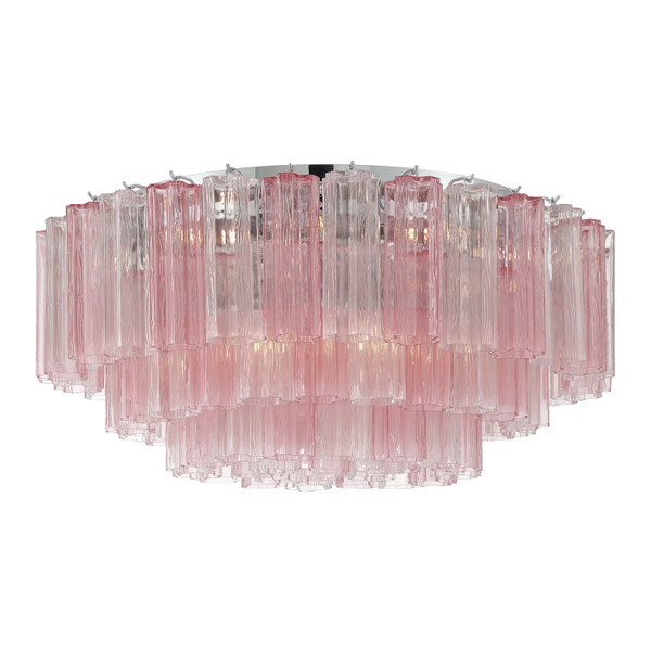 Crystorama - ADD-331-CH-SP - 16 Light Flush Mount - Addis - Polished Chrome