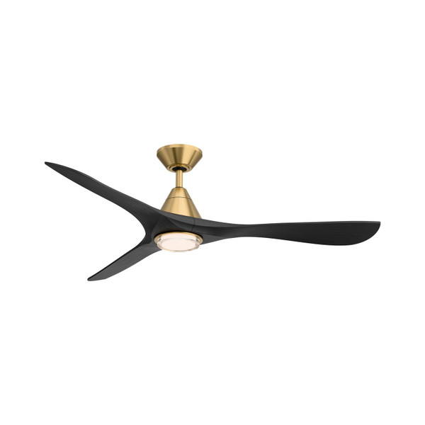 Modern Forms Fans - FR-D2504-60L-SB/MB - 60" Ceiling Fan - Carve - Soft Brass/Matte Black