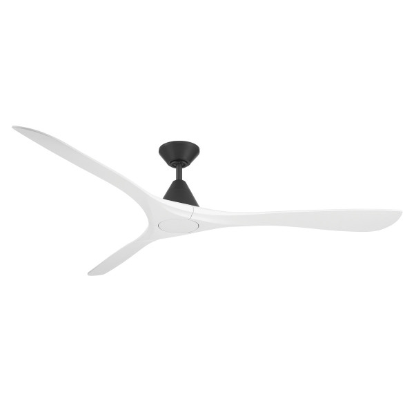 Modern Forms Fans - FR-D2504-72-MB/MW - 72" Ceiling Fan - Carve - Matte Black/Matte White