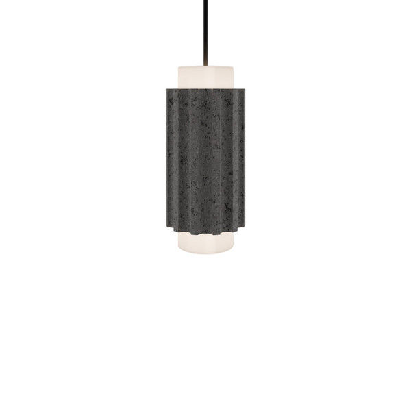 Modern Forms - PD-62516-30-BV/BK - LED Mini Pendant - Caviar - Bassalt Stone/Black