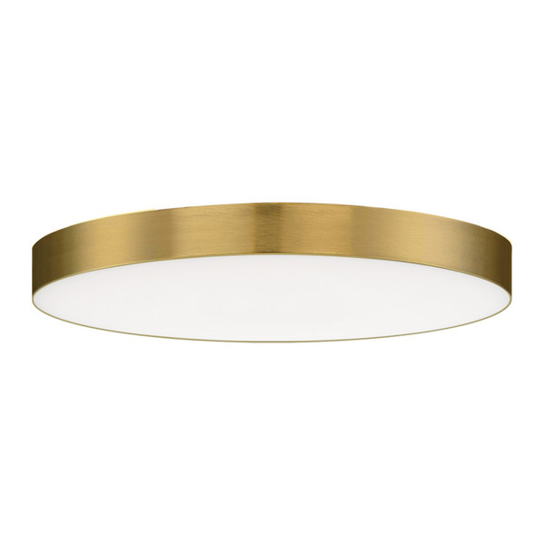 Maxim - 57670WTSBR - LED Flush Mount - Trim - Satin Brass