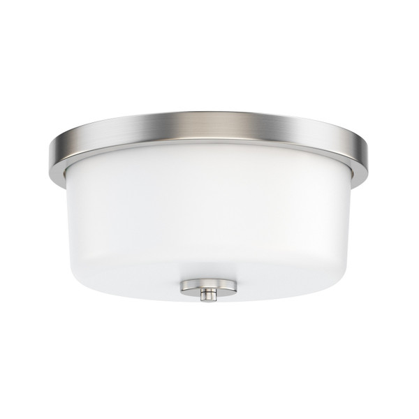 Maxim - 5691WTSN - Two Light Flush Mount - Fuller - Satin Nickel