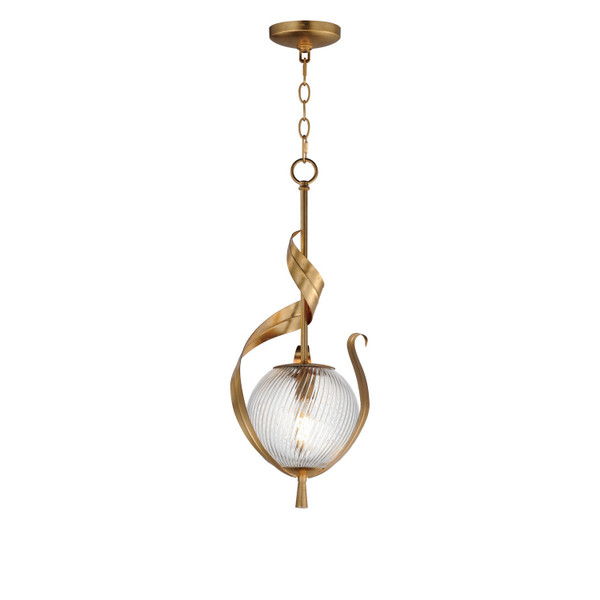 Maxim - 28712CRGL - One Light Pendant - Firenze - Gold Leaf