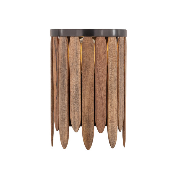 Maxim - 22510WNGM - One Light Wall Sconce - Marimba - Gunmetal