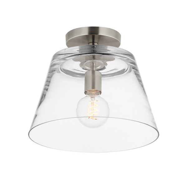 Maxim - 12880CLSN - One Light Pendant - Hudson - Satin Nickel
